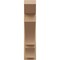Ekena Millwork 8-in W x 30-in D x 34-in H Balboa Slat Rough Cedar Woodgrain TimberThane Outlooker, Primed Tan OUTUR080X30X34BOA24RCPR - alternate 4